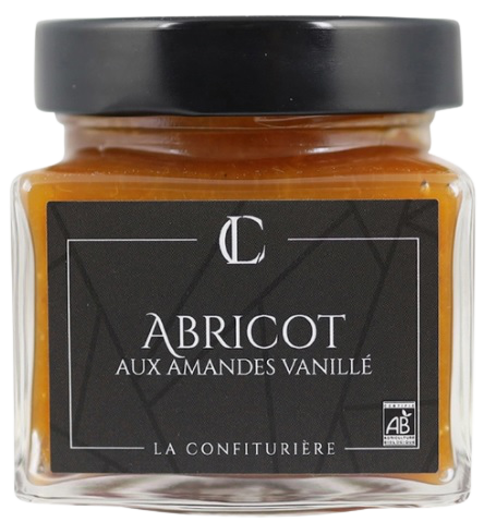 Confiture abricot aux amandes et vanille